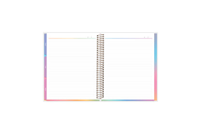 ample lined writing space for note taking, projects, project tracking