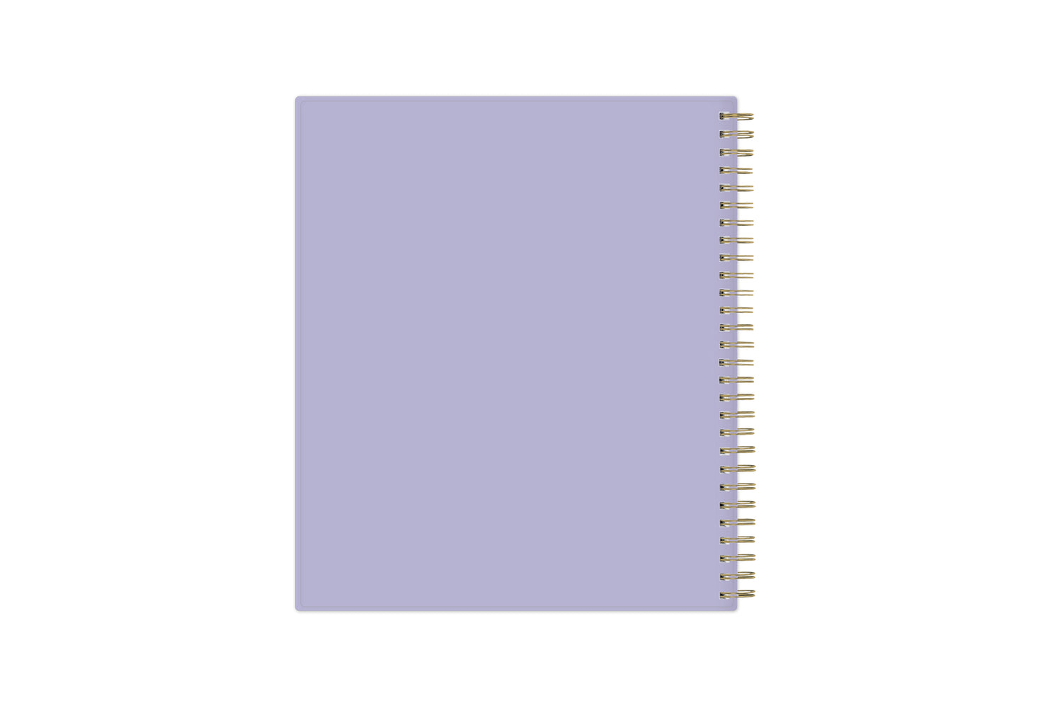2025-2026 monthly planner featuring lavender back cover