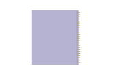 2025-2026 monthly planner featuring lavender back cover