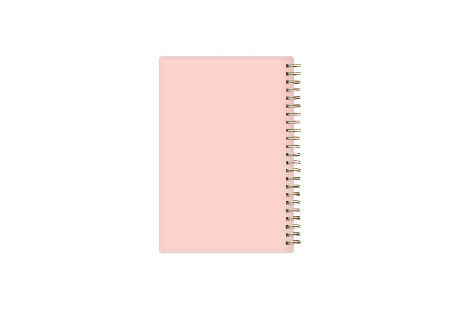 pink back cover on this 5x8 weekly monthly planner 