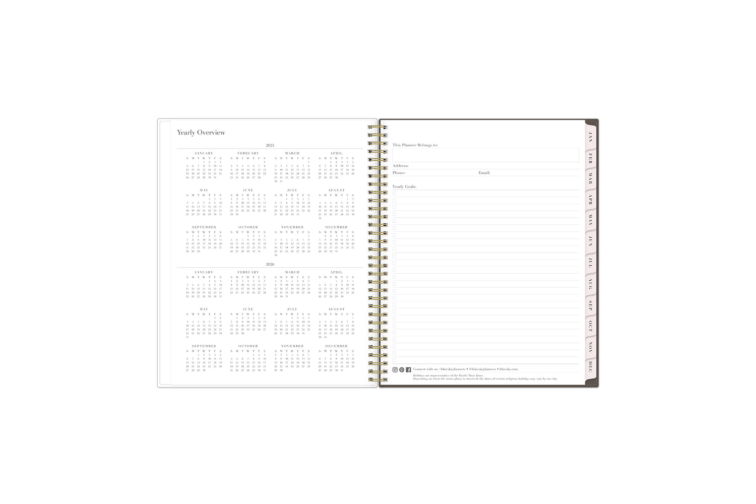 2025-2026 yearly overview with ownership information