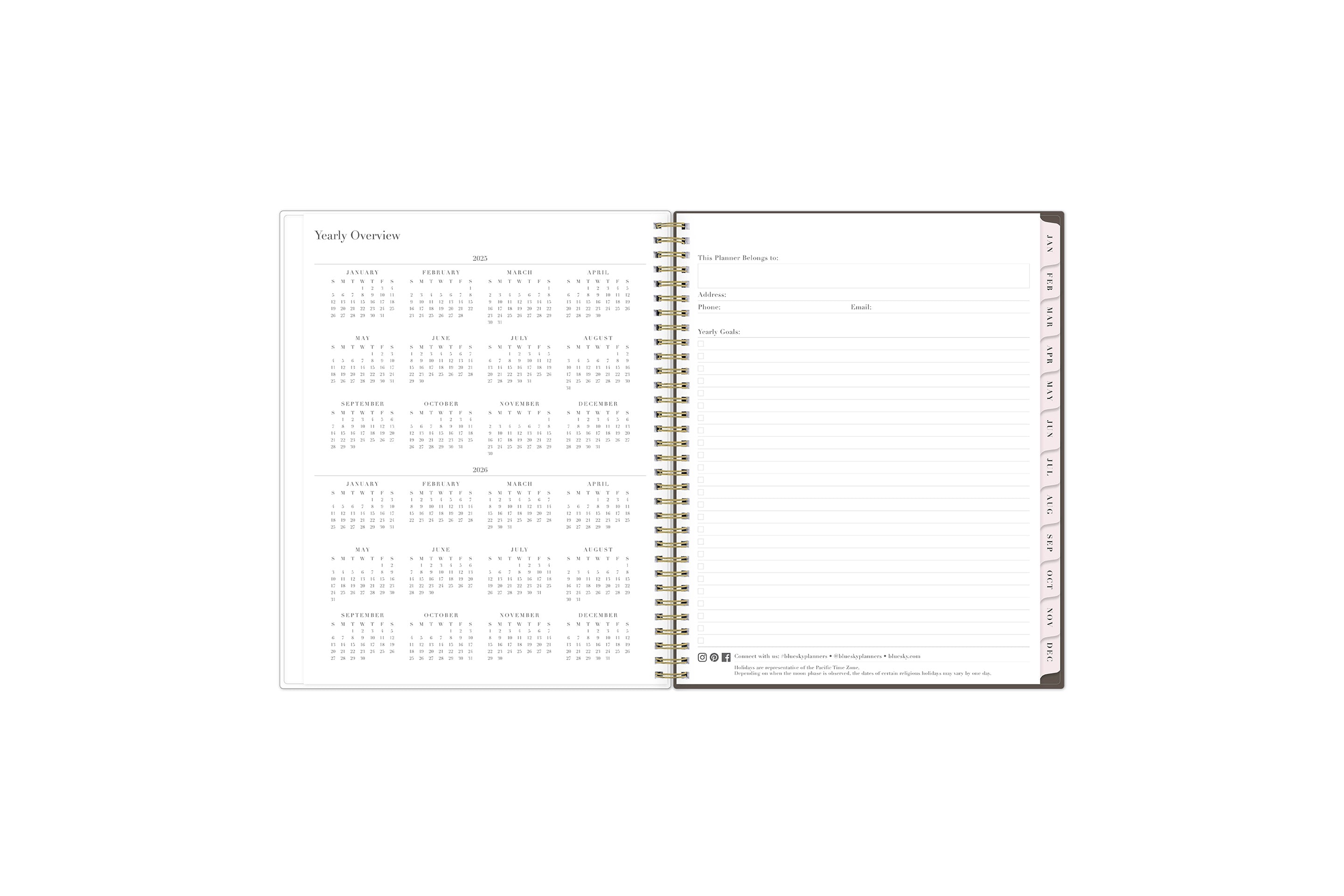 2025-2026 yearly overview with ownership information