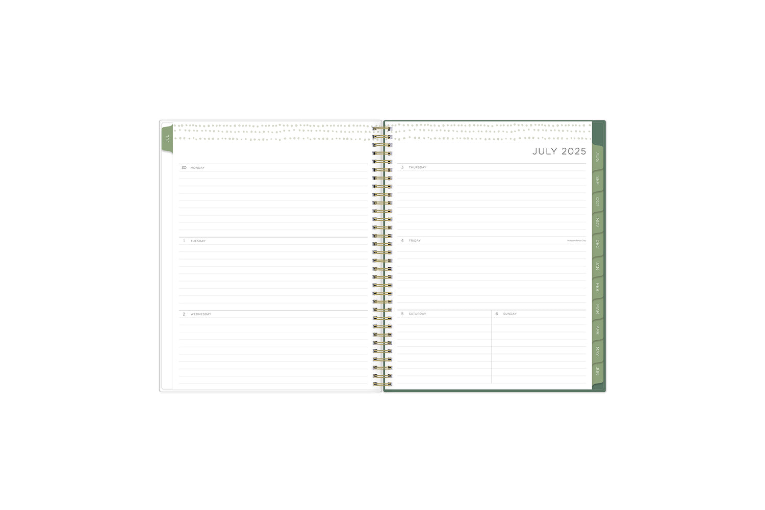 known for clean blank writing space, the kelly ventura 2025-2026 planner features a clean, classic weekly layout for note taking, deadlines, important dates, and room to plan each day and each week!