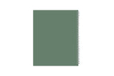solid olive green back cover on this 8.5x11 weekly monthly academic planner