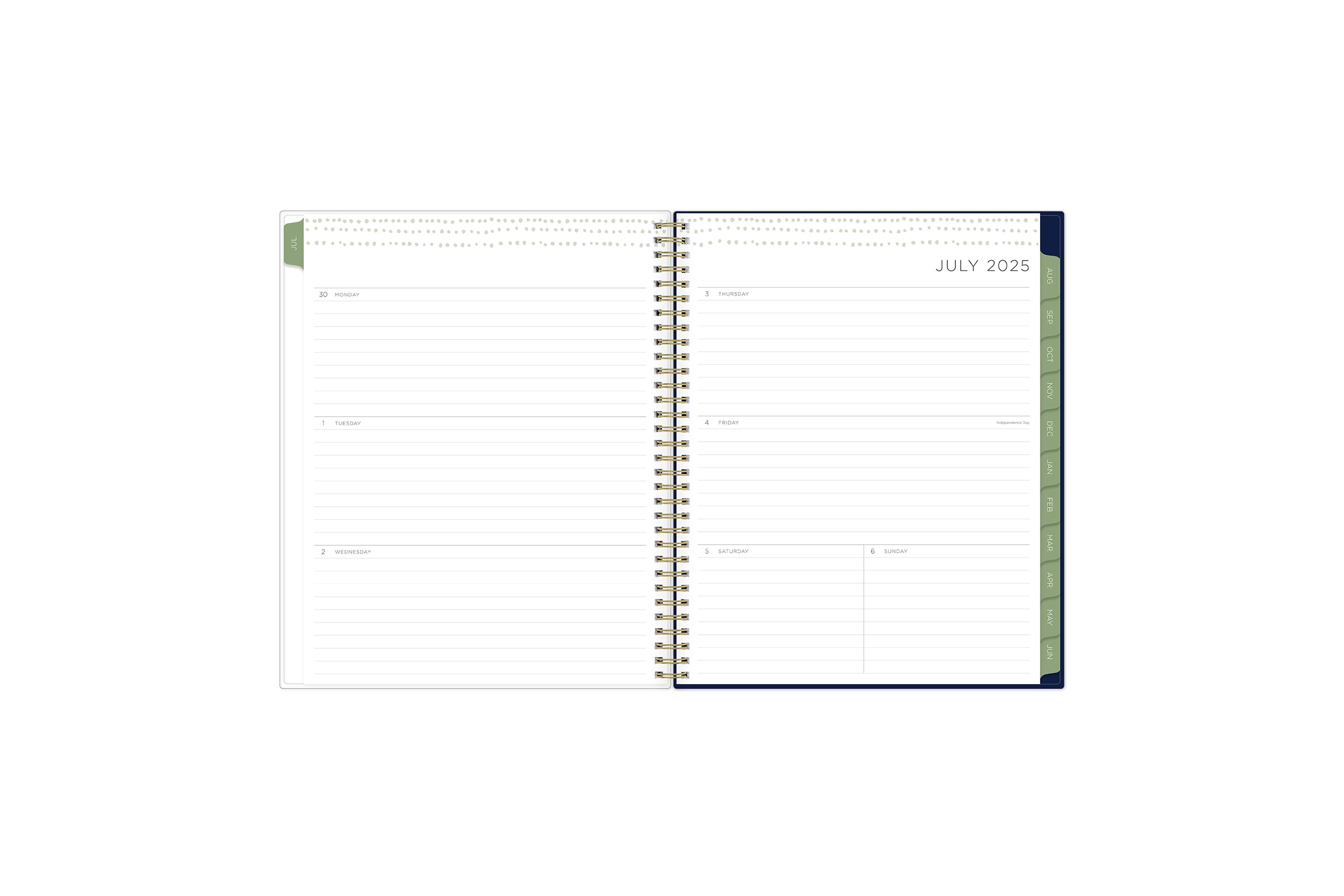 known for clean blank writing space, the kelly ventura 2025-2026 planner features a clean, classic weekly layout for note taking, deadlines, important dates, and room to plan each day and each week!