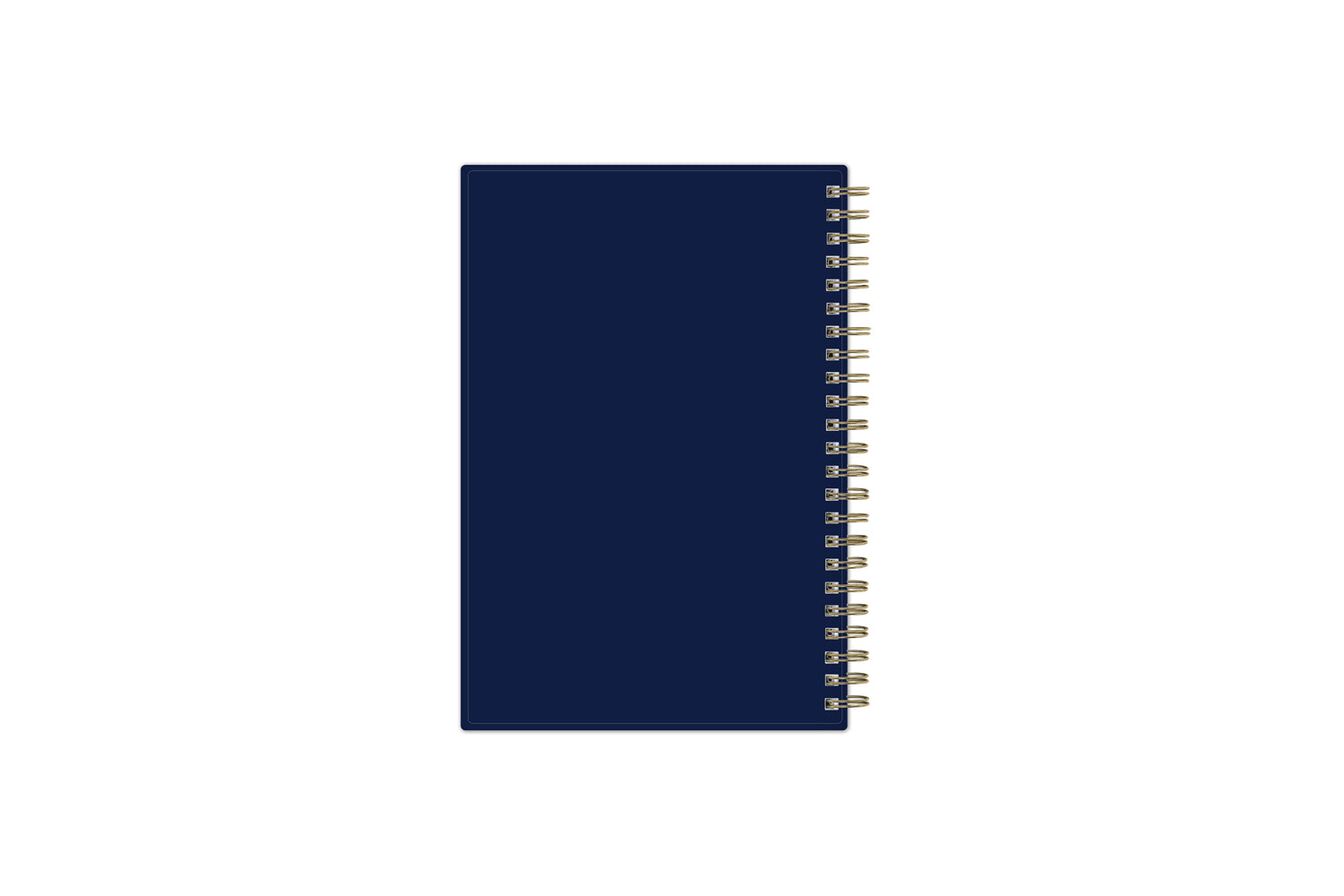 2025-2026 navy blue back cover on this academic planner 5x8