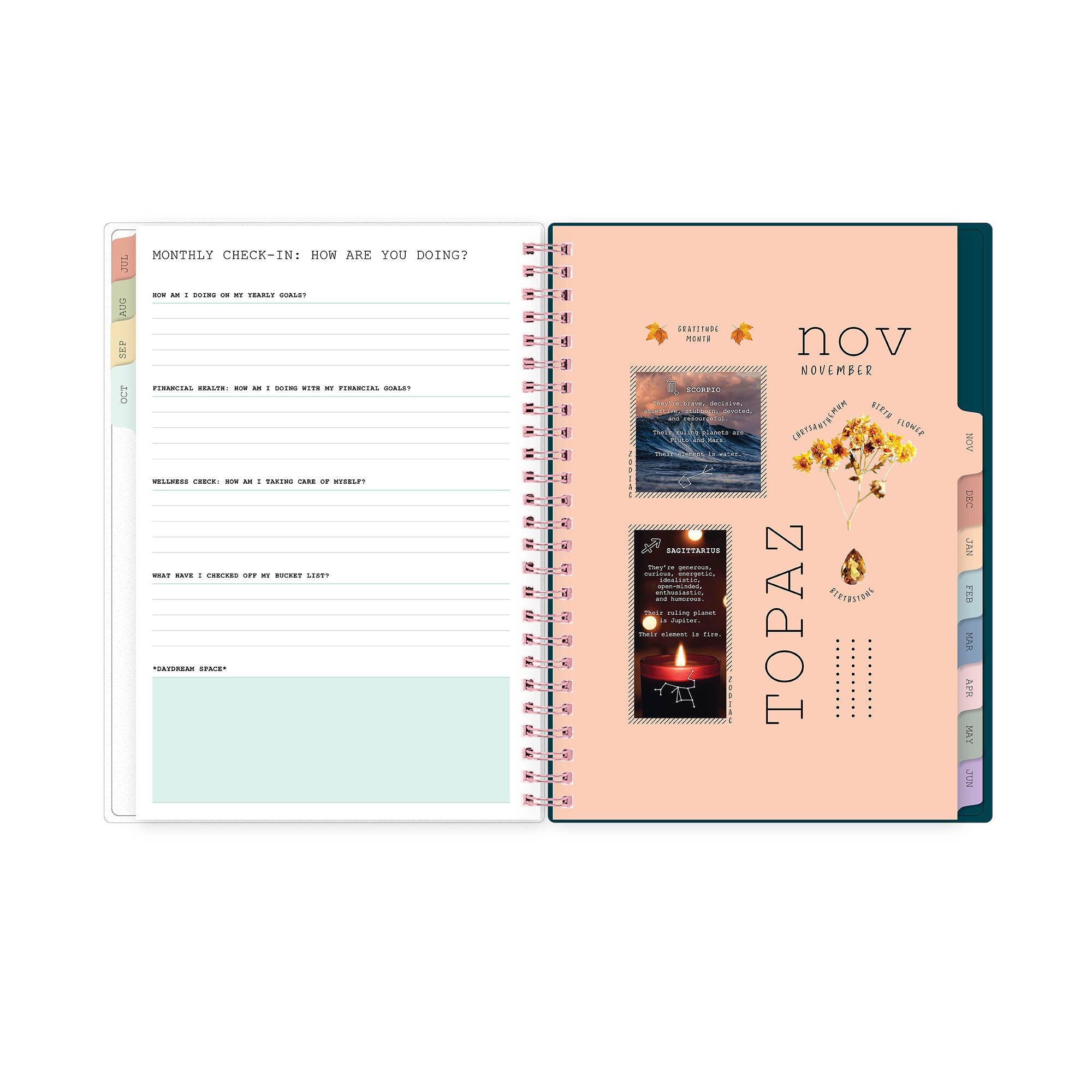 2026-2027 Callisto Weekly Planning Calendar 5.875x8.625 – Blue Sky