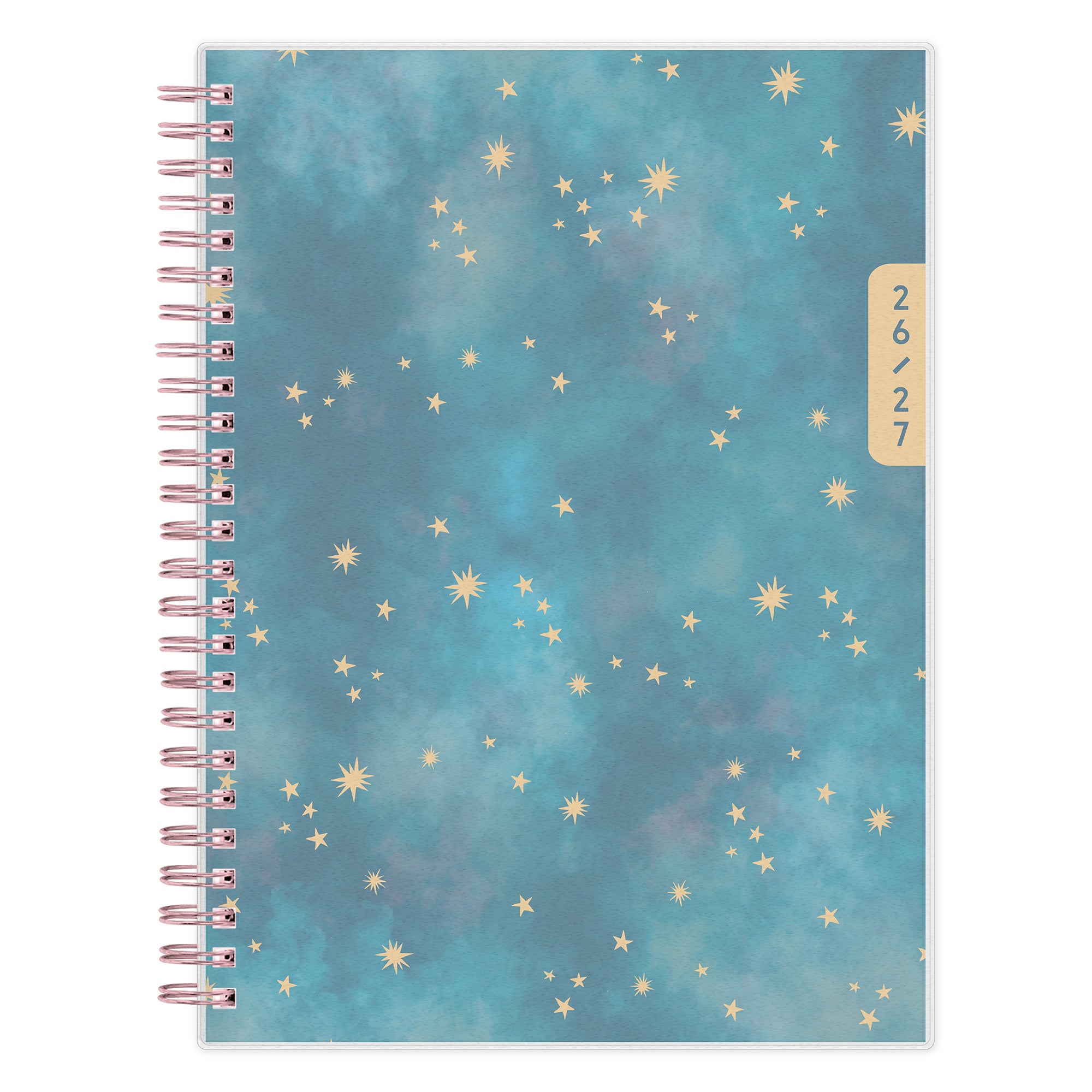 カレンダー・スケジュール Cartier Must GoatLeather Notebook Indigo 2026-2027 Callisto Weekly Planning Calendar 5.875x8.625 – Blue Sky