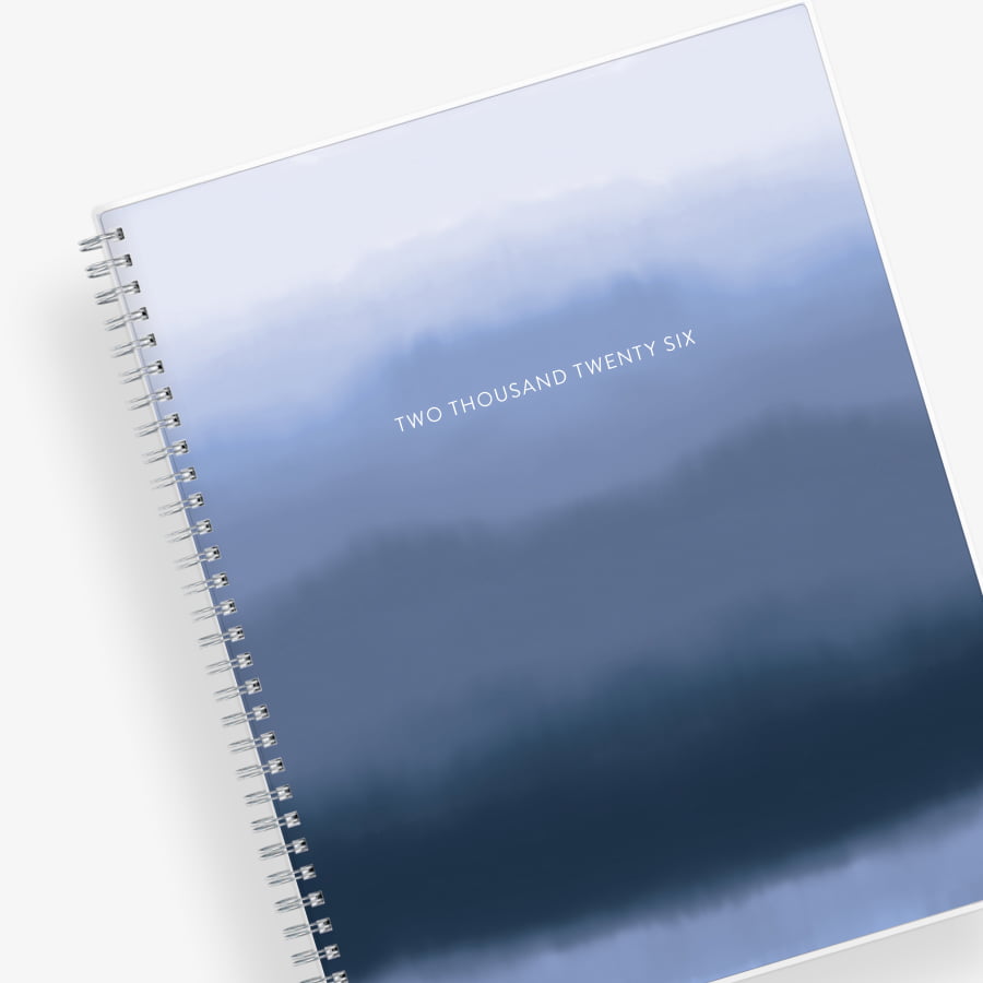 Inner Peace 2026 Weekly Monthly 8.5x11 Planning Calendar
