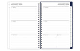 january 2026 to december 2026 weekly monthly planner weekly spread featuring lined writing space and white monthly tabs