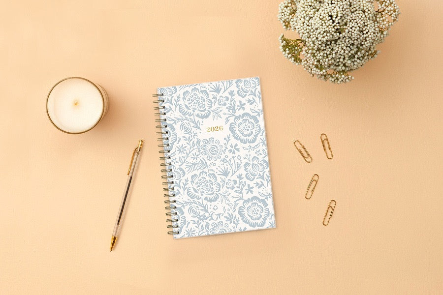 Sadie Blue 2026 Weekly Monthly 5x8 Planning Calendar - The Every Girl