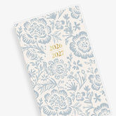 floral front pattern with white background for 2026-2027 monthly pocket planner