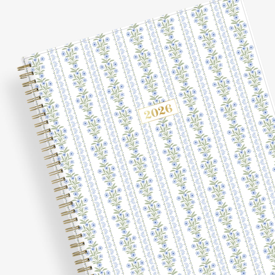 Meena 2026 Weekly Monthly 8.5x11 Planning Calendar
