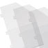 Clear poly storage pockets for blue sky planners in a 5x8 planner sized format, 3 pack fitting 2:1 or 2 bindings per inch
