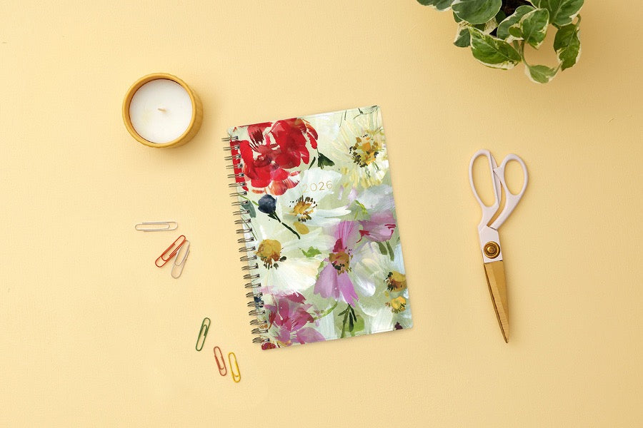 Cosmo Garden 2026 Weekly Monthly 5x8 Kelly Ventura for Blue Sky Planning Calendar