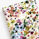 Floral-patterned planner with &