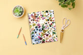 Floral-patterned planner with &