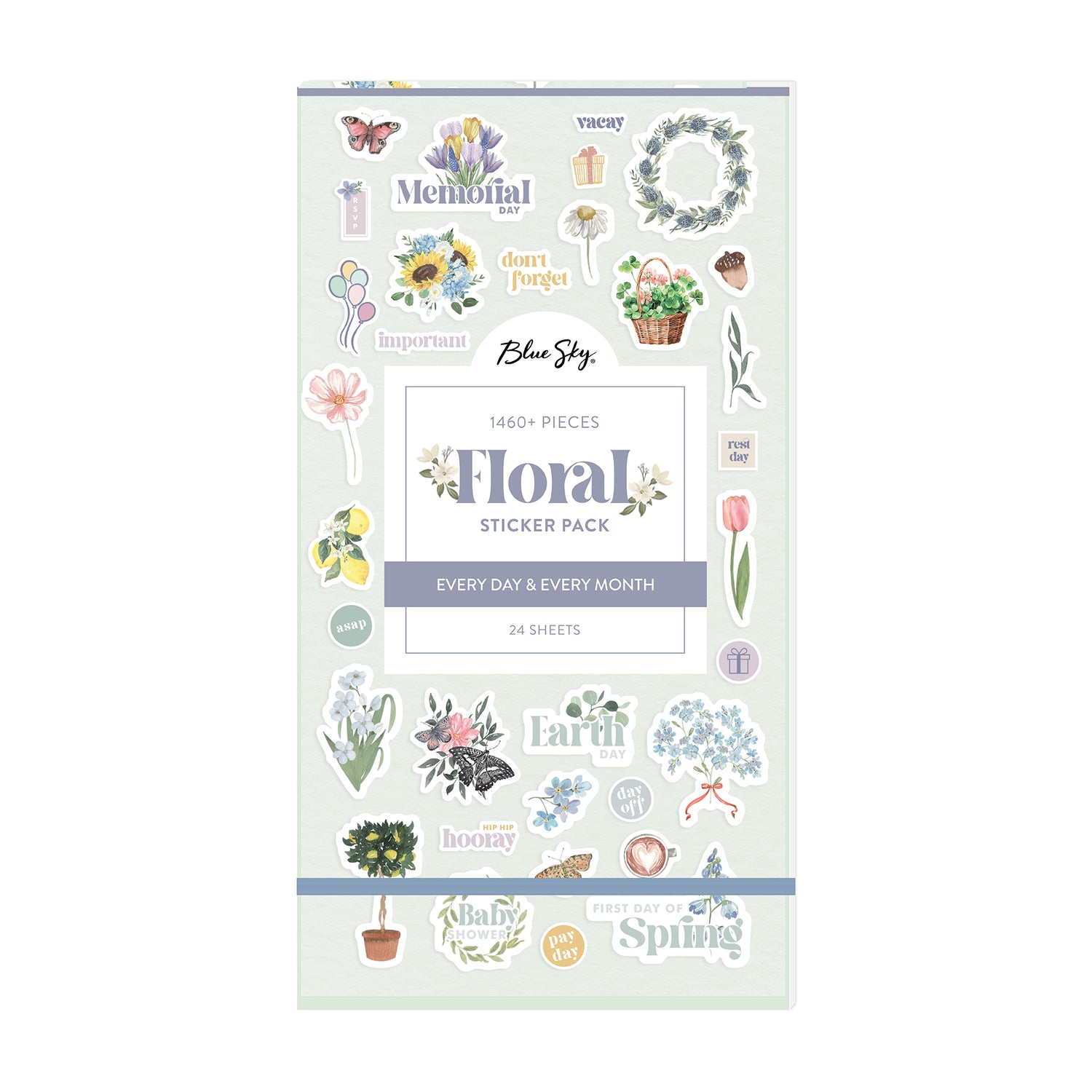 sticker book featuring everyday stickers and monthly bonus themes