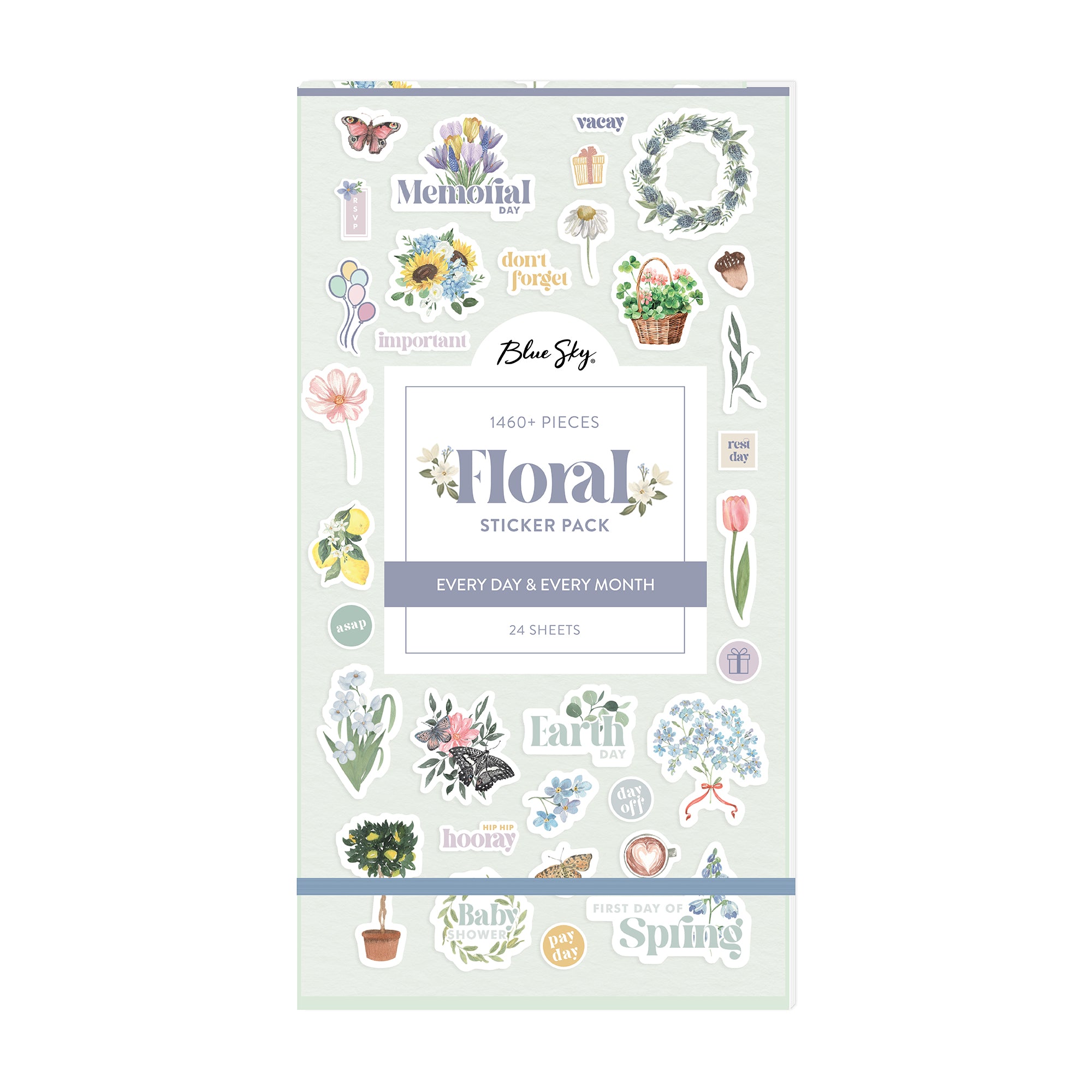sticker book featuring everyday stickers and monthly bonus themes