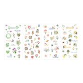 sticker book featuring everyday stickers and monthly bonus themes