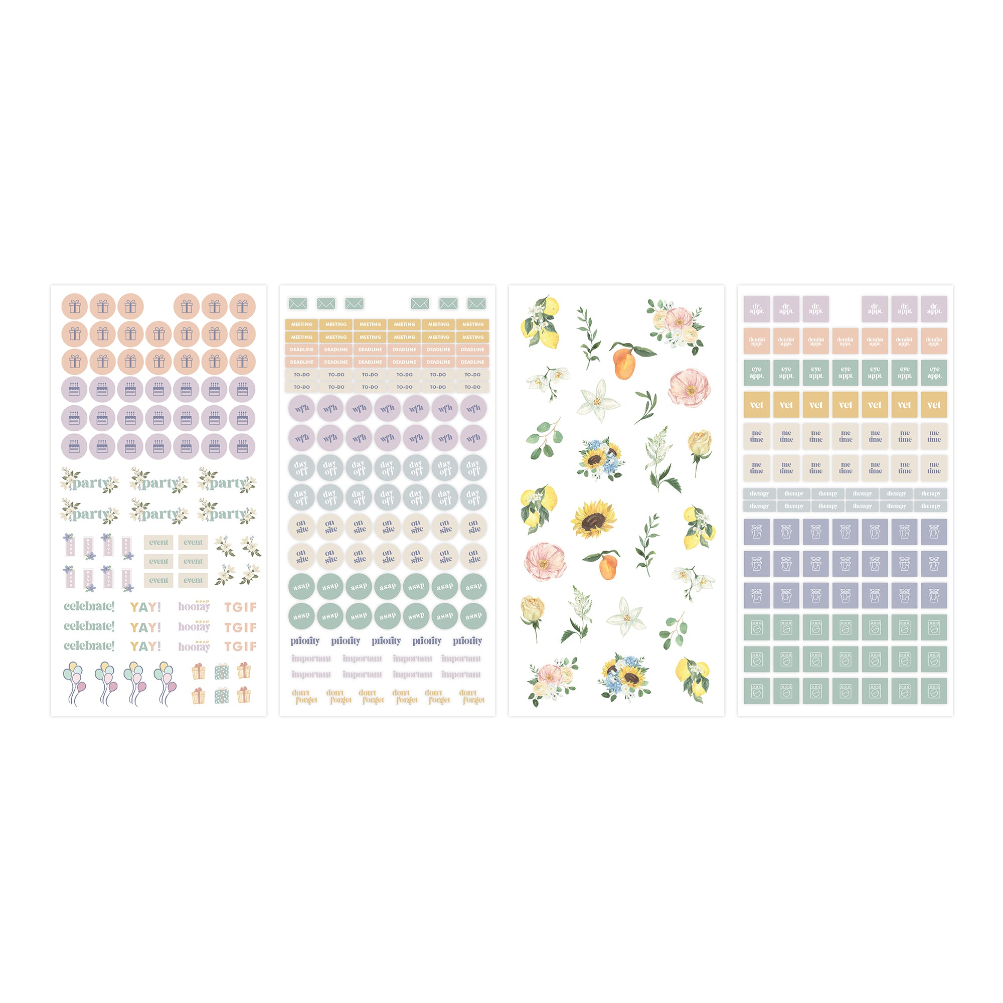 sticker book featuring everyday stickers and monthly bonus themes