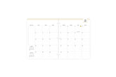 monthly 2025-2026 planner featuring ample lined writing space, reference calendars and notes section