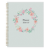 Planner with floral design on a light blue background for 2026-2027 academic school year.