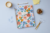 floral front cover 8.5x11 teacher lesson planner 2025-2026