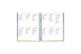 Holidays, special dates, and birthdays for students on each sheet featured for this 8.5x11 teacher lesson planner