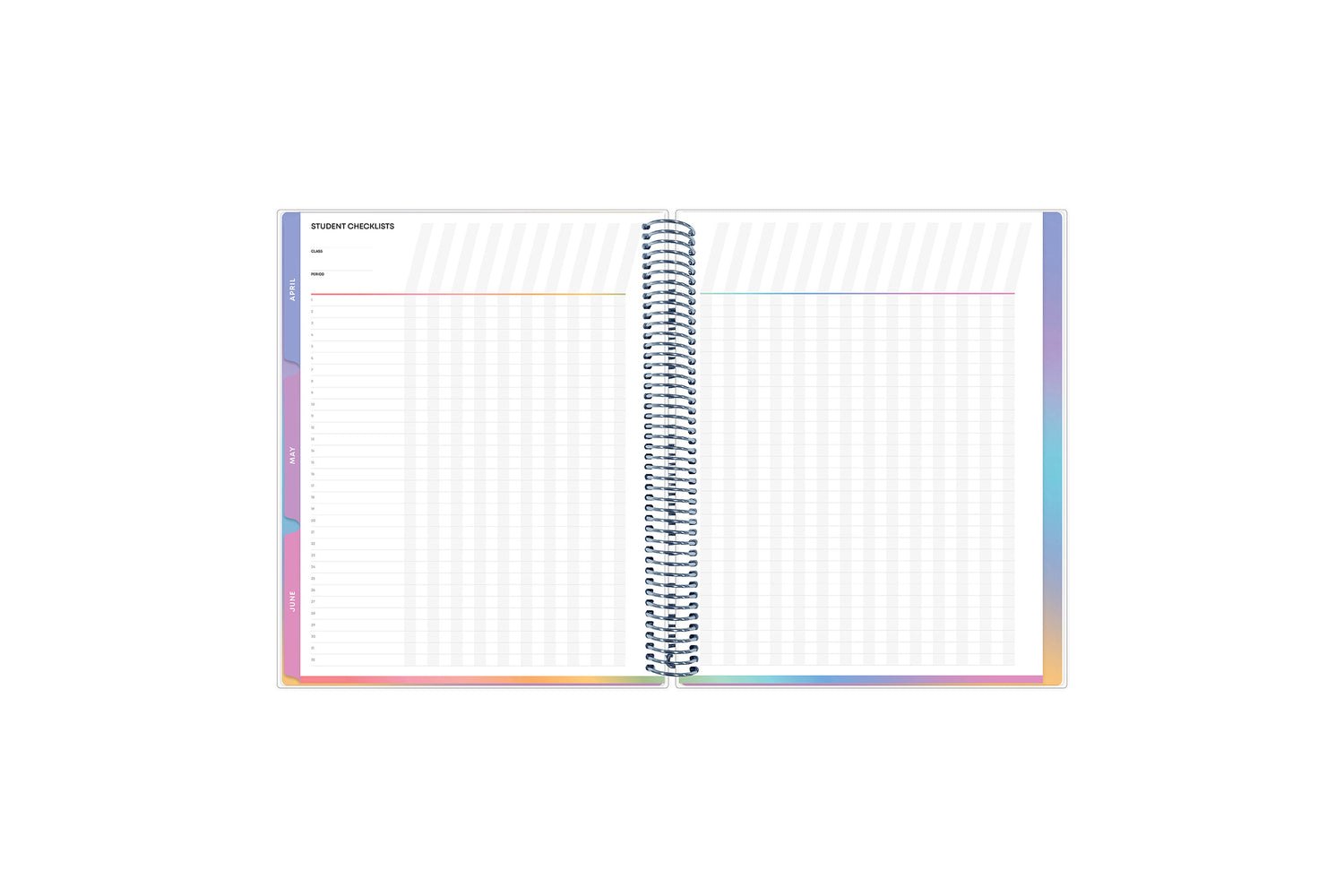 Mikki Navy 2025-2026 Weekly and Monthly 8.5x11 Teacher Lesson Planner - TeachWell®