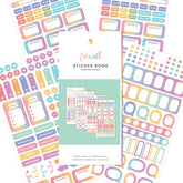sticker book from bluesky livewell featuring to dos, appointments, blanks, meetings, etc.