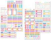 sticker book from bluesky livewell featuring to dos, appointments, blanks, meetings, etc.