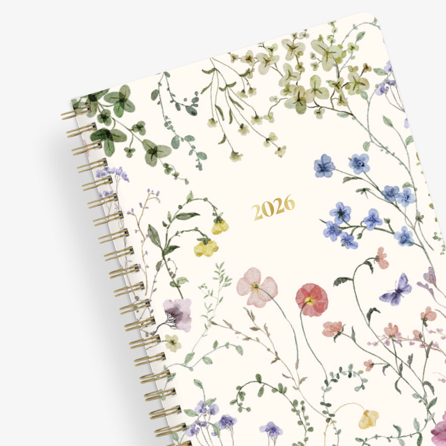 Poetry 2026 Weekly Monthly 5x8 Planning Calendar - The Everygirl