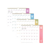 Calendar with a pink monthly view on a white background january to december 2026 monthly wall calendar