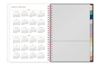 yearly overview 2026 to 2027 and storage pocket