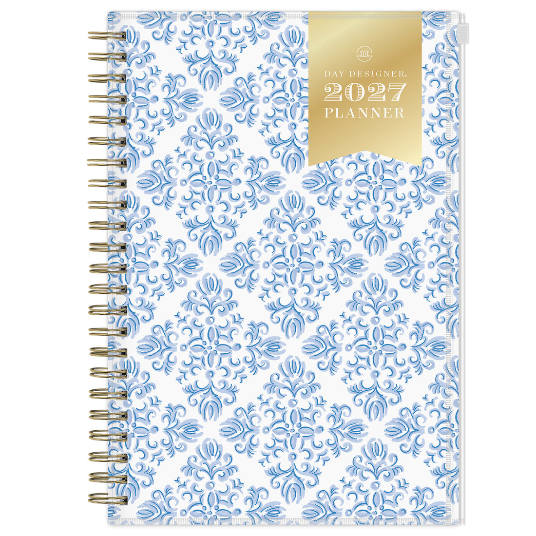 Serenity Tile 2027 Weekly and Monthly 5x8 Day Designer + Zip Pouch Planning Calendar