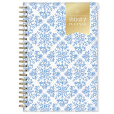 blue tile front cover on this 2027 blue sky 5x8 planner weekly monthly