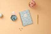cute white daises and cherries front cover 8.5x11 planner size 2025-2026