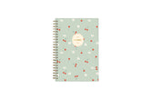 cute white daises and cherries front cover 8.5x11 planner size 2025-2026