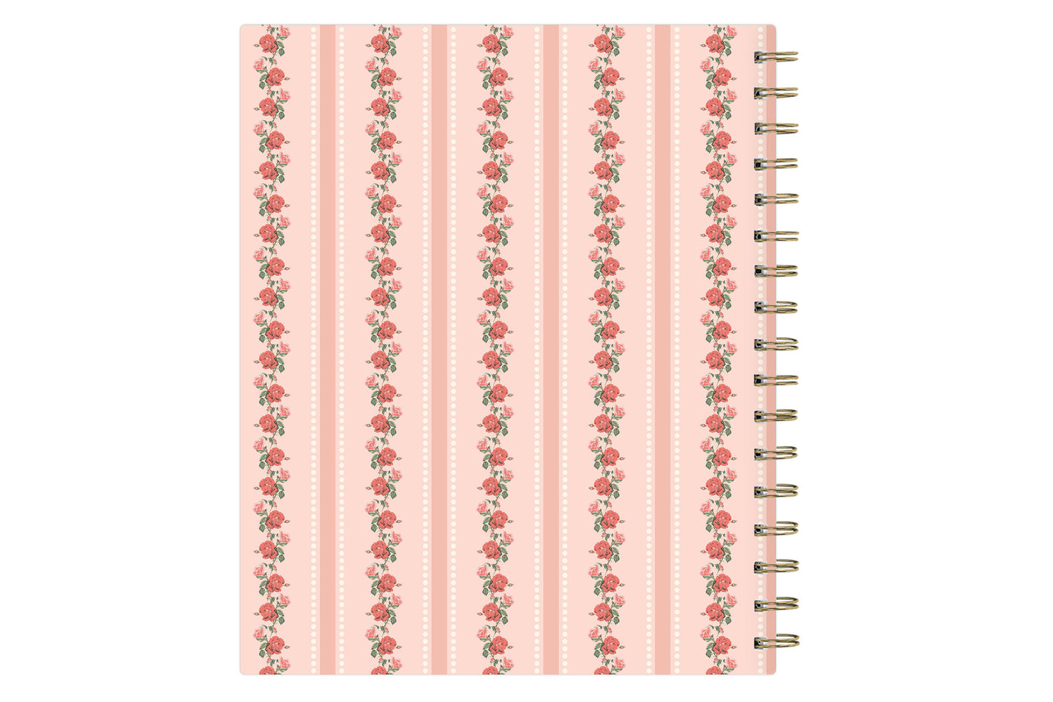rosie stripe front cover on this 2025-2026 academic 7x9 planner