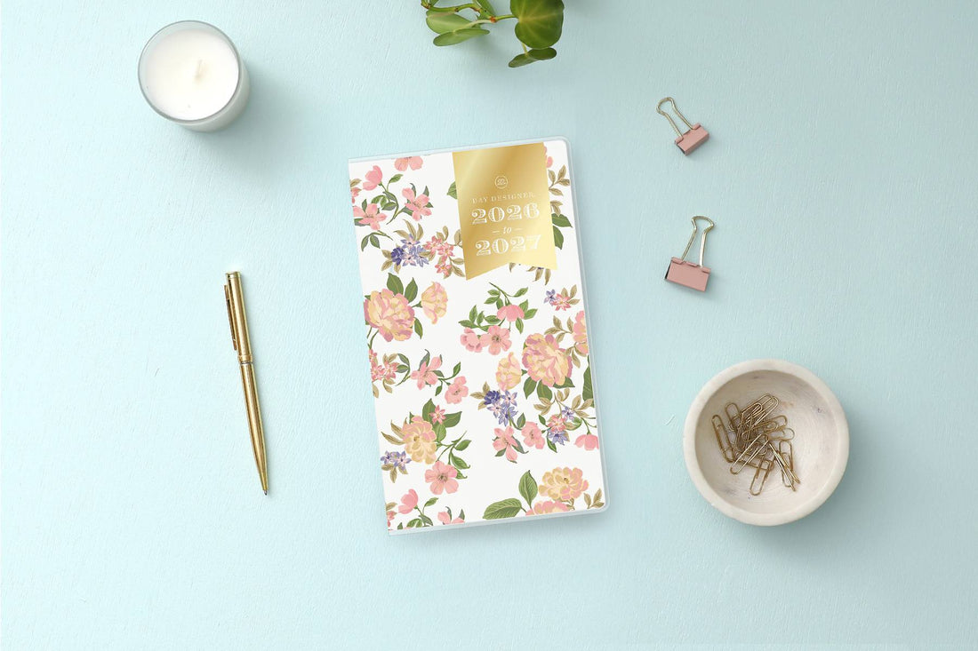 Heirloom Cream 2026 Monthly 3.625x6.125 Planning Calendar - Day Designer