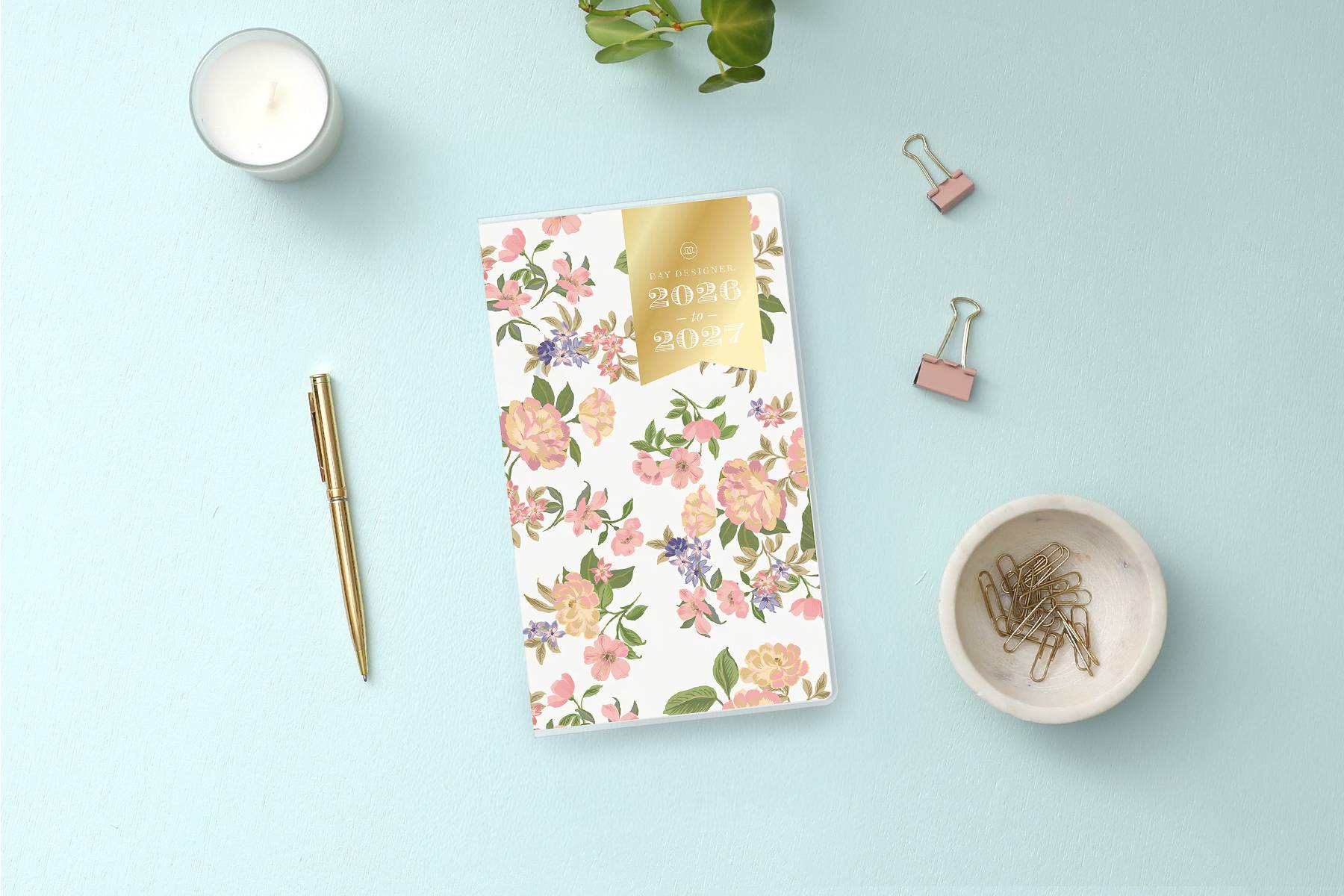 Heirloom Cream 2026 Monthly 3.625x6.125 Planning Calendar - Day Designer