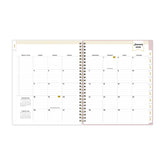 2026 monthly spread featuring lined writing space, reference calendars, and monthly tabs.