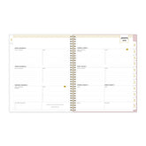 2026 weekly spread featuring lined writing space, bullet points, monthly tabs