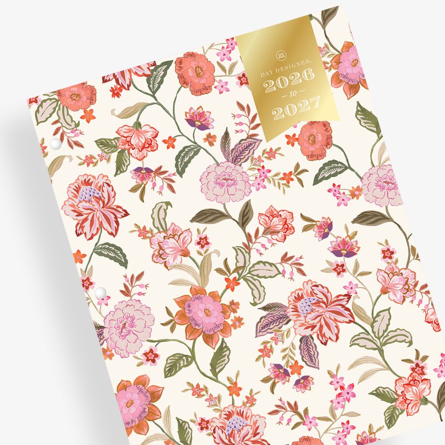 Emmaline 2026 Monthly 8.5x11 Day Designer for Blue Sky 24-Month Planner