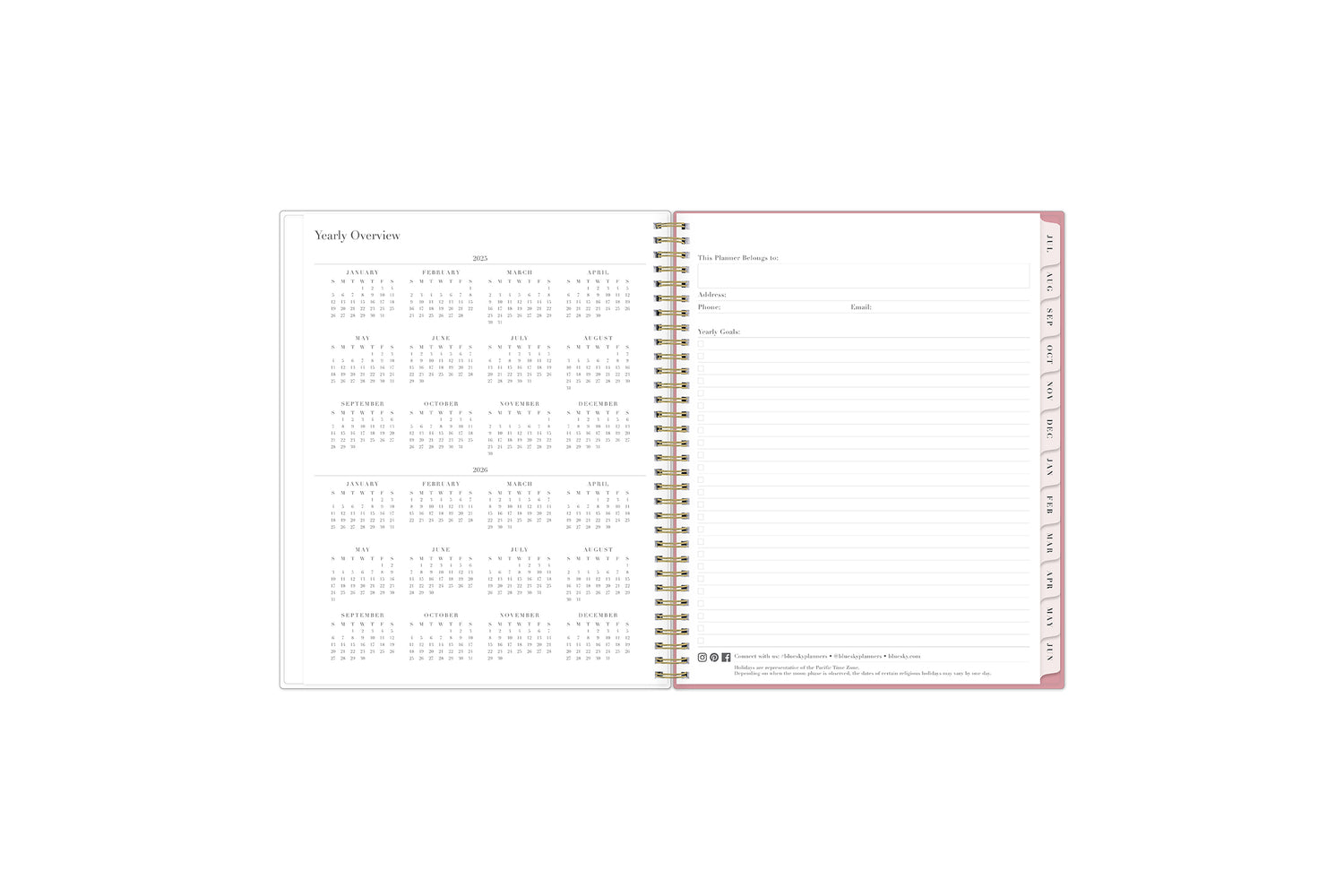 2025-2026 yearly overview with ownership information 