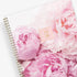 pink flowers 2025-2026 8.5x11 academic planner front cover