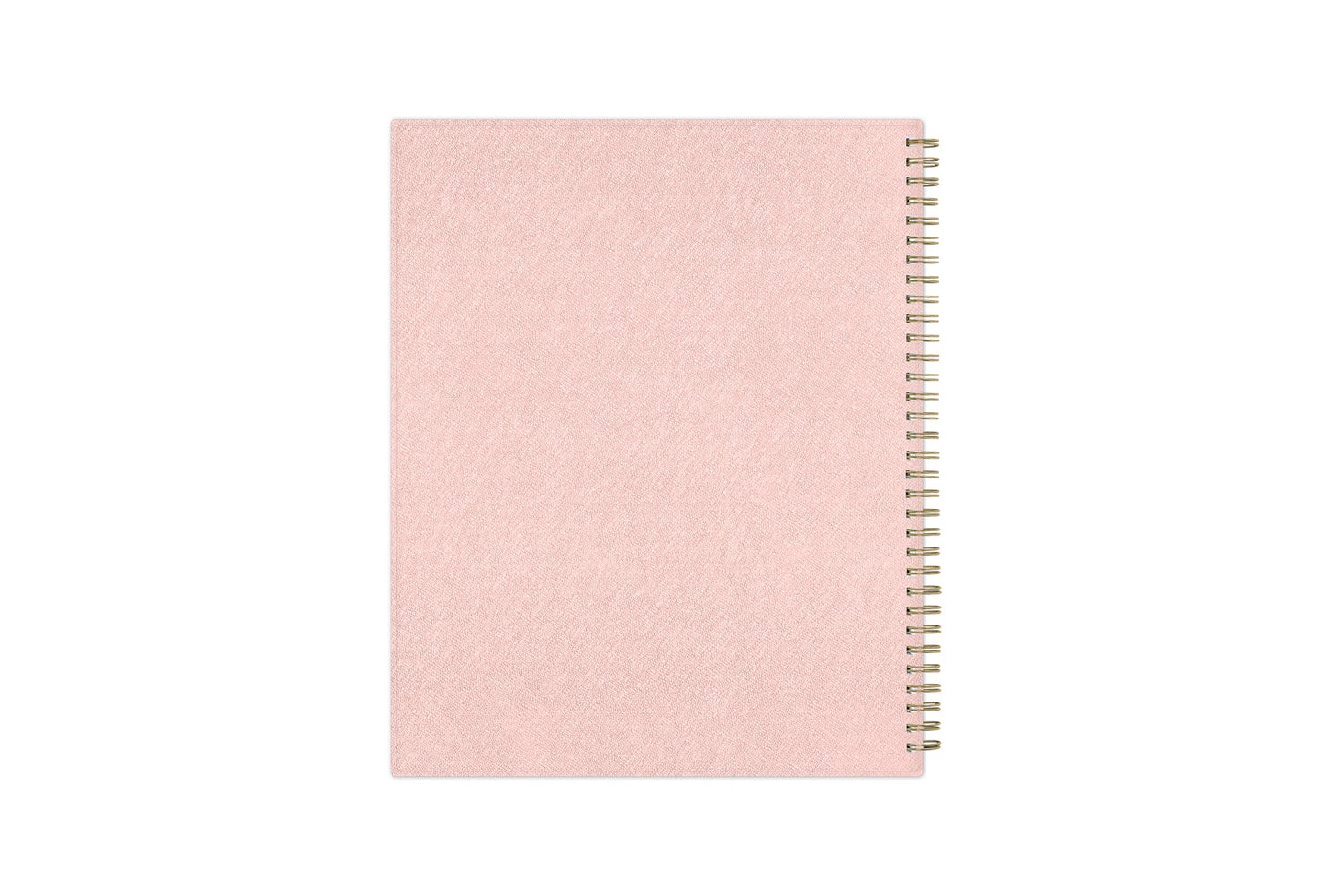 matte blush background on this 2025-2026 weekly planner