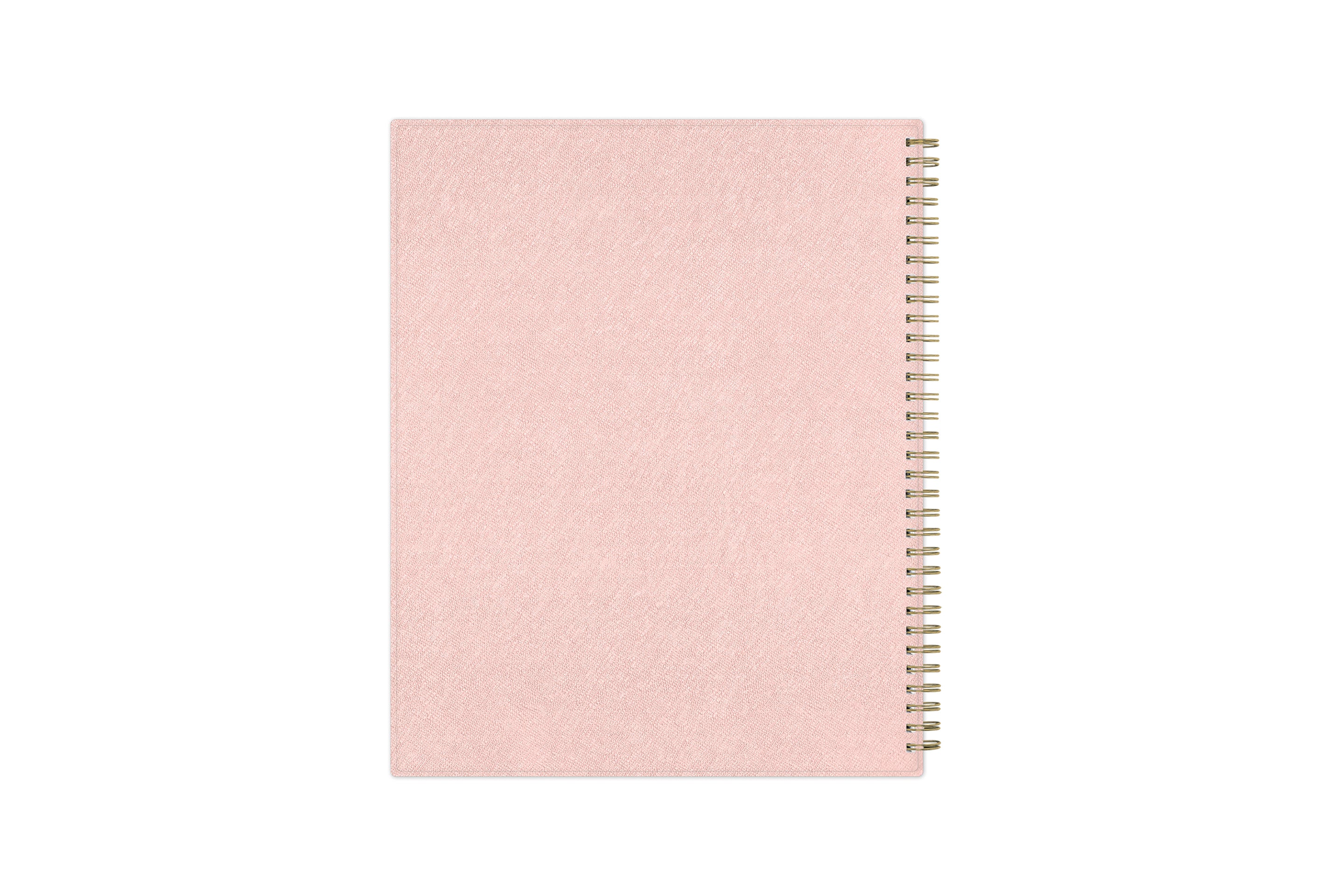 matte blush background on this 2025-2026 weekly planner