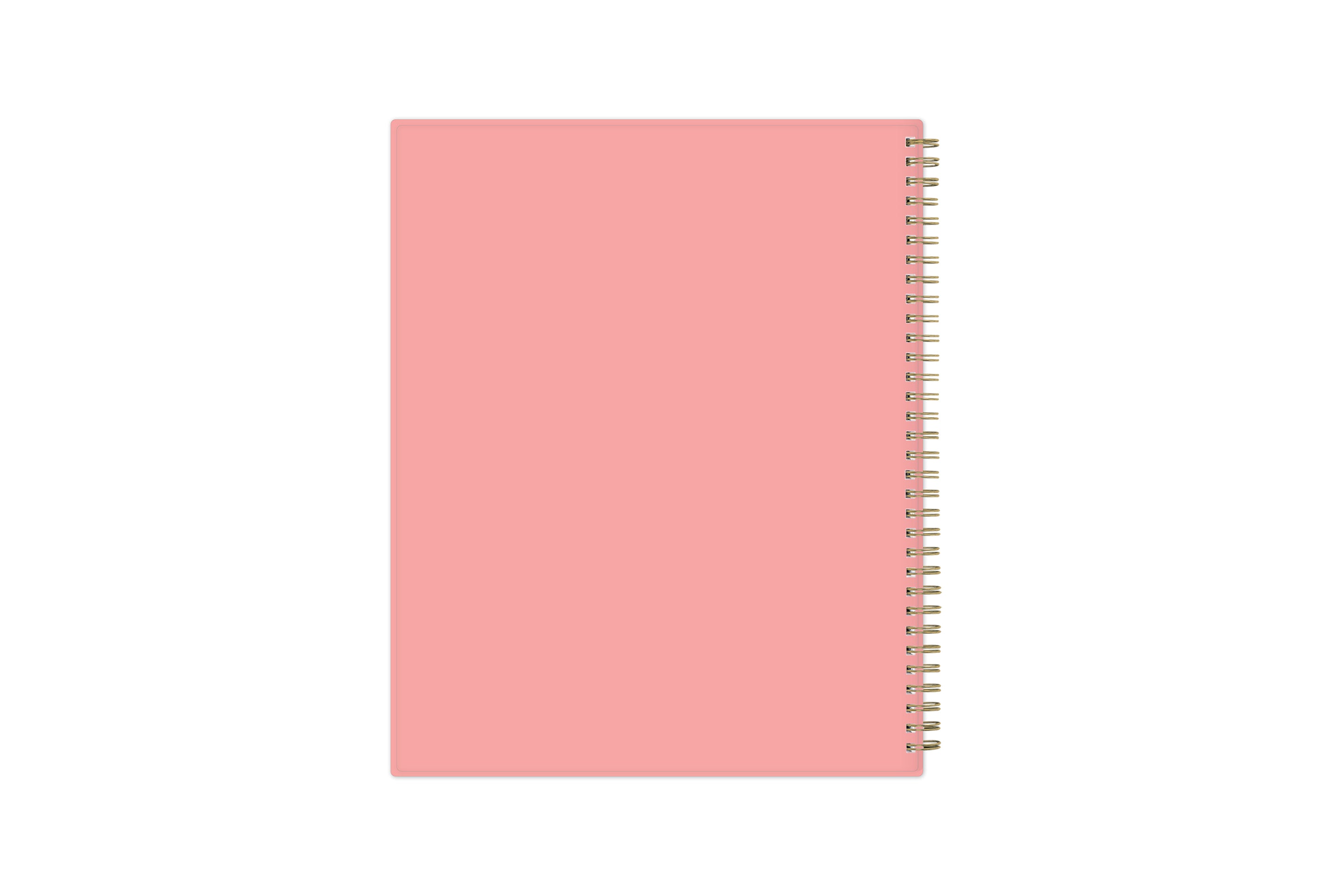 cloral back cover on this 8.5x11 2025-2026 weekly monthly planner